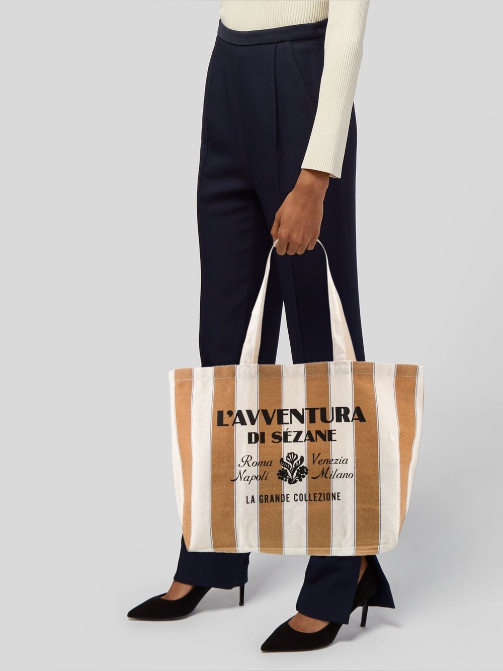 Canvas tote sizane